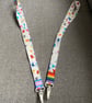 Butterfly 100% Cotton Lanyard with LGBTQI Rainbow Ribbon - Image 2
