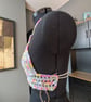 XS handmade crochet halter neck bralette top adjustable corset design - Image 3