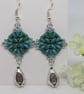Turquoise Tiles earrings - Image 1