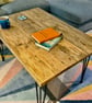 Handmade Reclaimed Scaffold Board Coffee Table - Hairpin Legs - Living Room