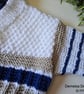 Designer Baby Cardigan & Booties Set Hand Knitted  3-9 Months Size - Image 10