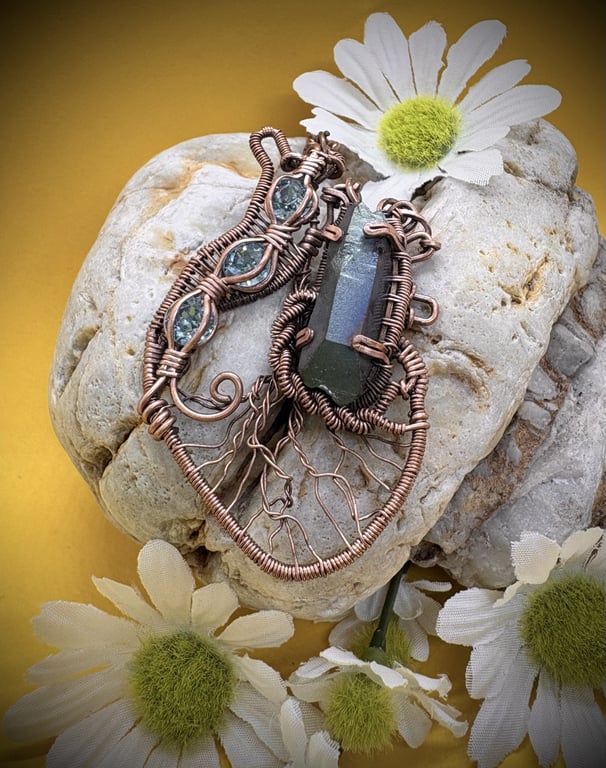 Antique Copper Anatomical Heart