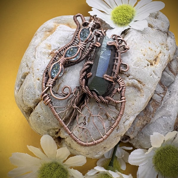 Antique Copper Anatomical Heart