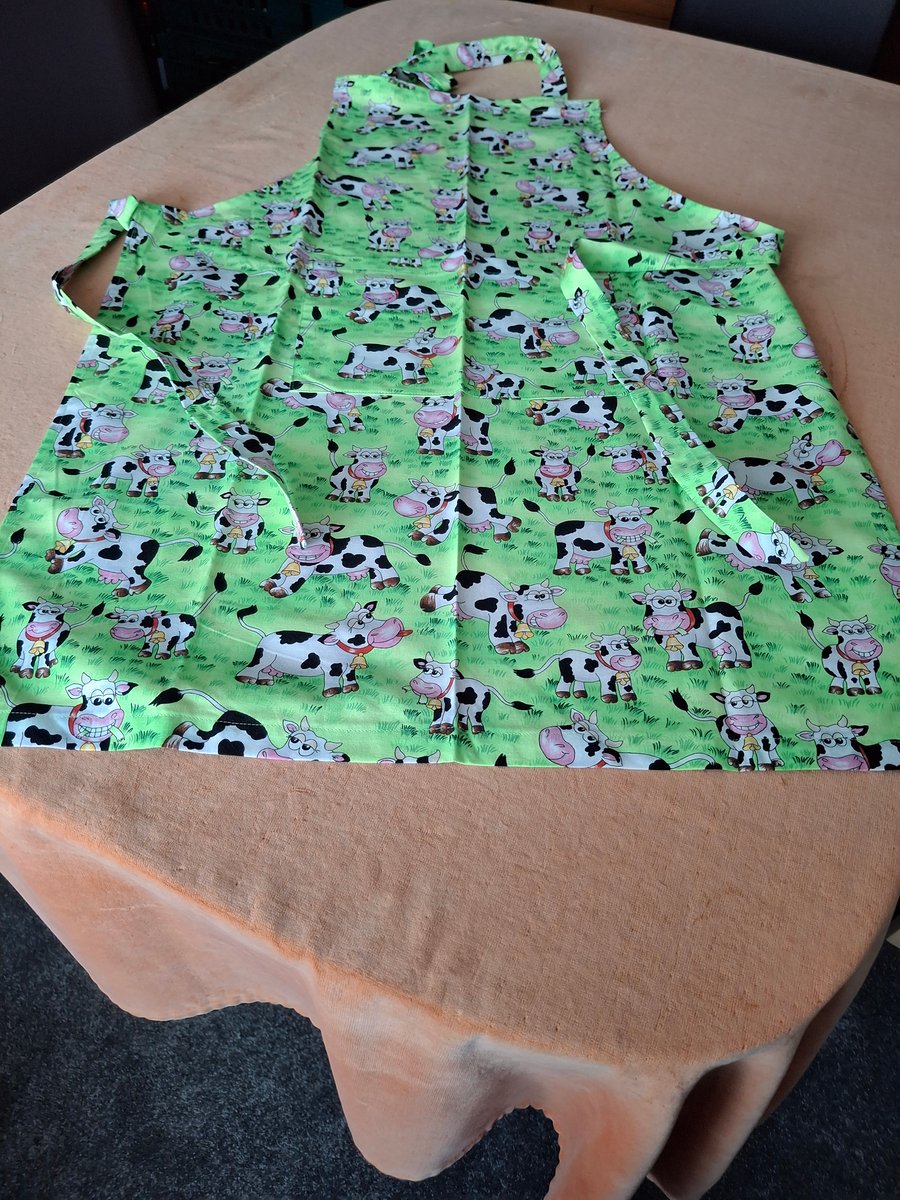 Comical Friesian Cows Adult Apron