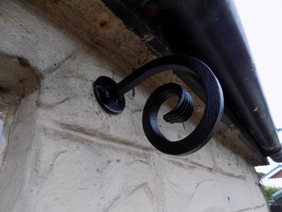 Scrolled Lantern Hook...........................Wrought Iron ( Forged Steel) 