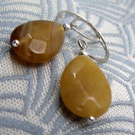 Jasper Earrings, Jasper Dangle Earrings, Handmade Gemstone Earrings DD4