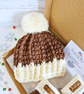 Christmas Pudding Newborn Baby Hat & Booties Set - CLEARANCE  - Image 5