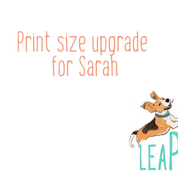 Print size upgrade for Sarah