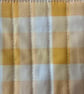 Yellow Gingham Print Quilted Fabric Midi Purse  - Image 4