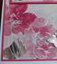 Handmade Pink Floral Well Done Card – Butterfly Congratulations Card - Image 2