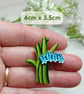 Bluebell Brooch, Bluebell Gift, Handmade Bluebell Pin, Blue Wildflower Brooch - Image 4