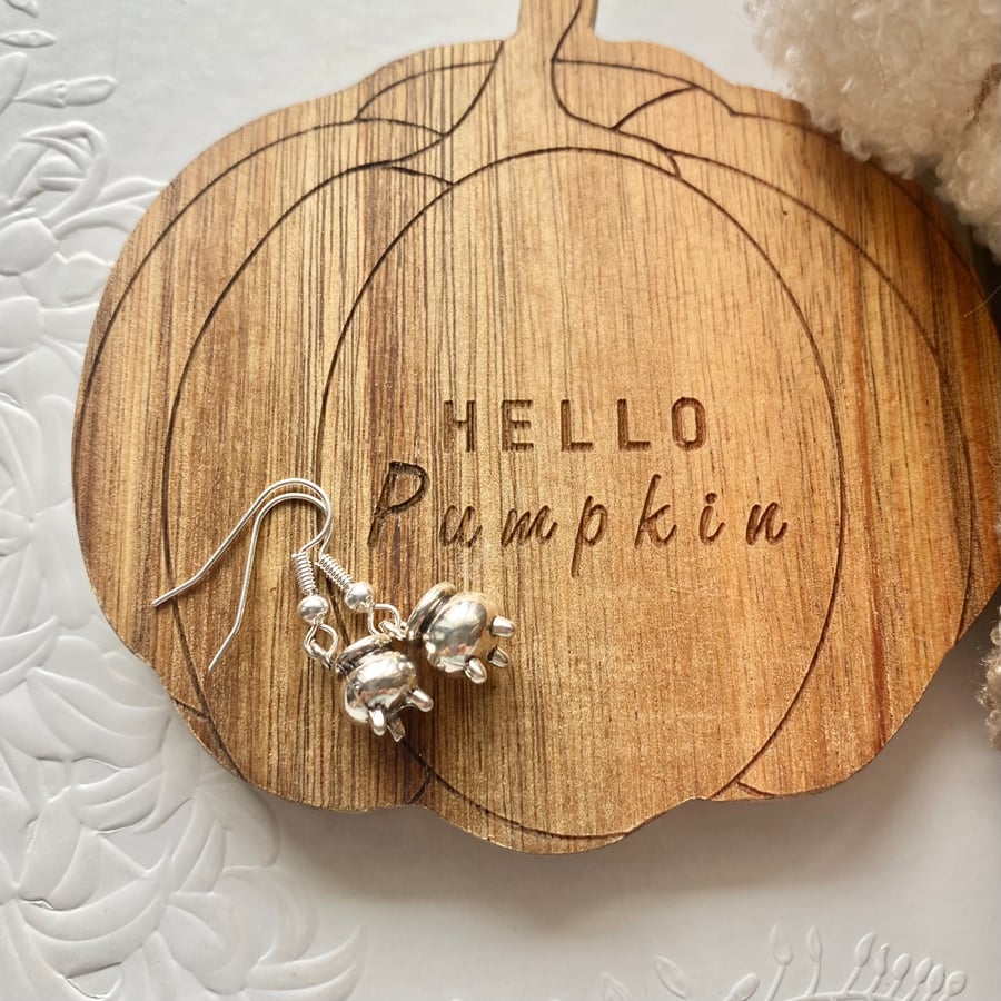Halloween cauldron earrings