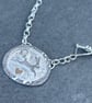 Silver Hare and Moonstone Necklace  - Image 8