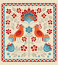311B - Emberwing Garden, Birds, Flowers cross stitch Pattern LIGHT (PDF Chart) - Image 2