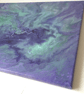"Cosmic Mist" Original Handmade Acrylic Canvas Painting Gift Idea - Image 2