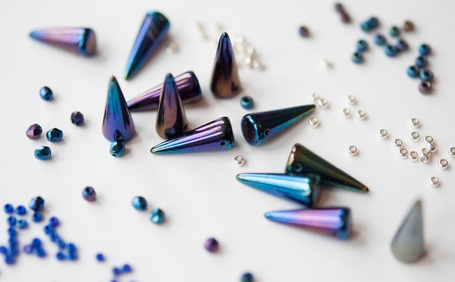 Materials Pack for Great Balls of Spikes - Deep Blue Iris