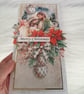 Handmade Christmas Card with Nativity Scene (43) Elegant 3D Christmas Card.  - Image 5