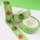 Cute Christmas washi tape - 10m
