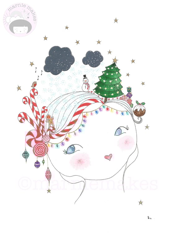 Christmas Eve - A4 Giclee Print