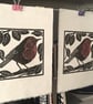 Lino Print - "Robin" - Image 6
