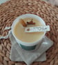 Salted Caramel scented vegan soy wax candle - Image 2