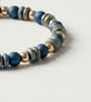 Blue and Gold Hematite Bracelet - Image 2