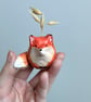 Handmade Fox Mini Faux Flower Vase - Image 2