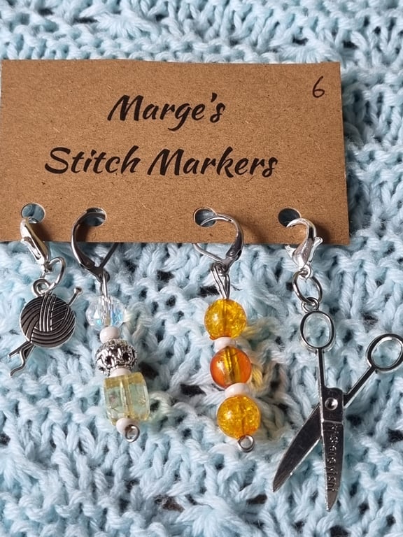 Stitch marker charms