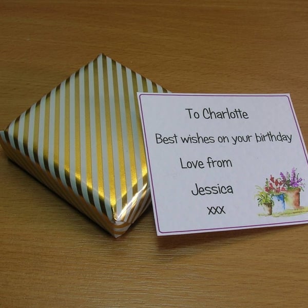 Gift wrap option, gift wrap service, personalised gift card, Post to recipient, 