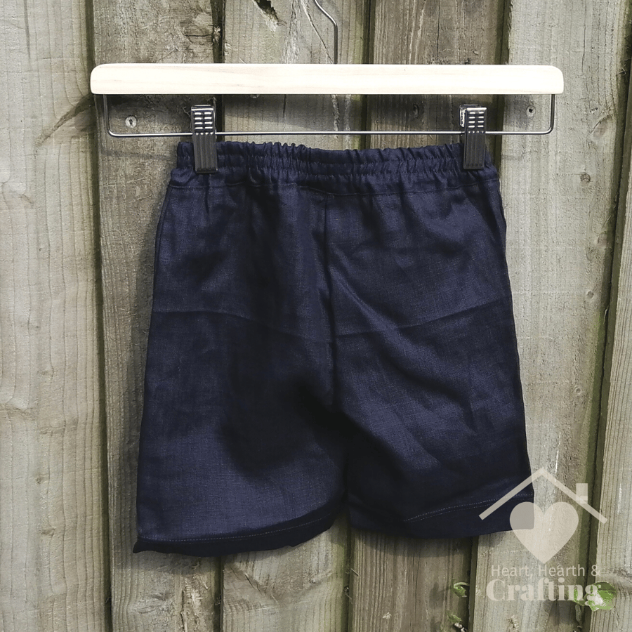 Handmade Rough and Tumble School Shorts for Boys & Girls - Size 4 - 5 Years