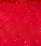 Red with Gold Speckles Infinity Scarf, 100% cotton  - Image 10