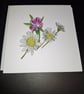 Original Hand Painted Greetings Card - Wildflowers - Image 2