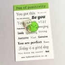 Ha pea Magnet, Tiny Recycled Pea Of Positivity