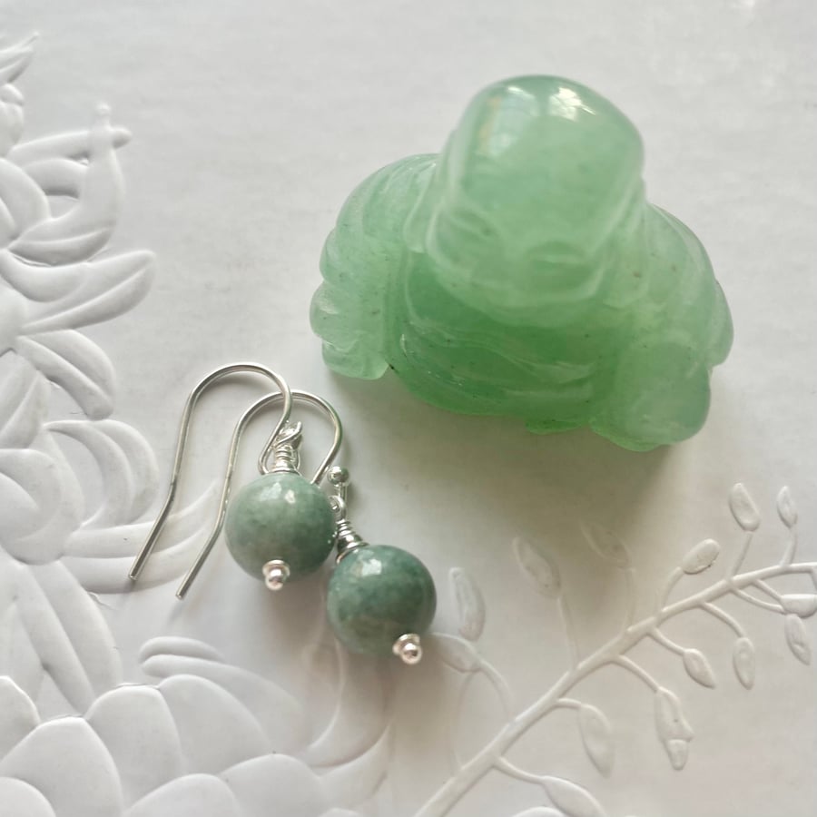 Burmese Jade earrings Folksy