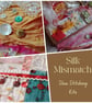 Silk Mismatch - Slow Stitching kits - Perfectly Imperfect - Image 1