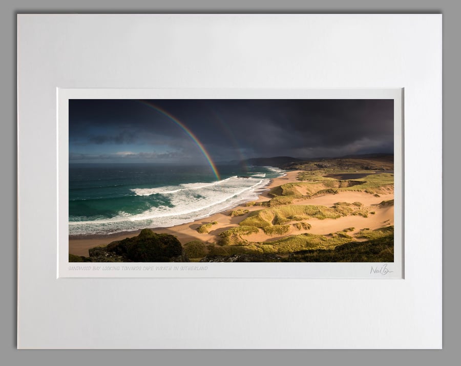Sandwood Bay (Bagh Seannabhad) Cape Wrath - A3 (50x40cm) Unframed Print