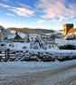 Snowshill Village Winter Landscape Cotswolds Photograph Print