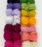 Small Spring Bouquet Mohair Wool Yarn Selection Pack for Wet Felting - Image 3