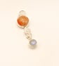 Sun and Moon Silver Pendant Handmade  - Image 3