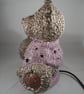 Ceramic Teddy Bear Figurine Table Lamp Light Nursery Baby Ornament Decoration. - Image 2