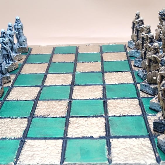 Viking Chess set, (pieces only)  Ornamental, Board Game, 