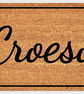 Croeso Door Mat - Welsh Croeso Welcome Mat - 3 Sizes