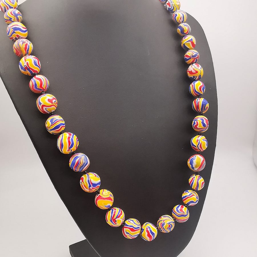 Colourful Handmade Bead Necklace