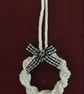 Boho macrame Christmas decoration set- navy trim - Image 6