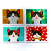 SPECIAL PRICE-FOUR CARD SELECTION PACK-CATS