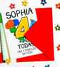 Personalised Birthday Card 4 Today Have a Roarsome Birthday with cute dinosaurs - Image 7