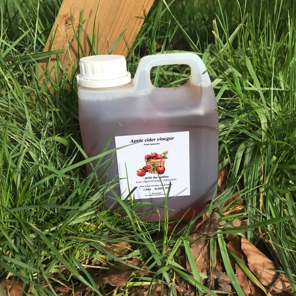 Apple cider vinegar “with the mother”