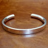 Men's 44 Grams Heavy Solid 925 Sterling Silver, Torque, Bangle, Bracelet,