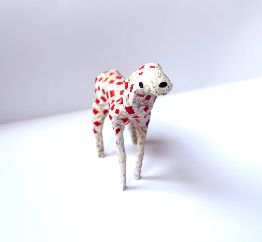Red Diamonds Dalmatian - MADE TO ORDER
