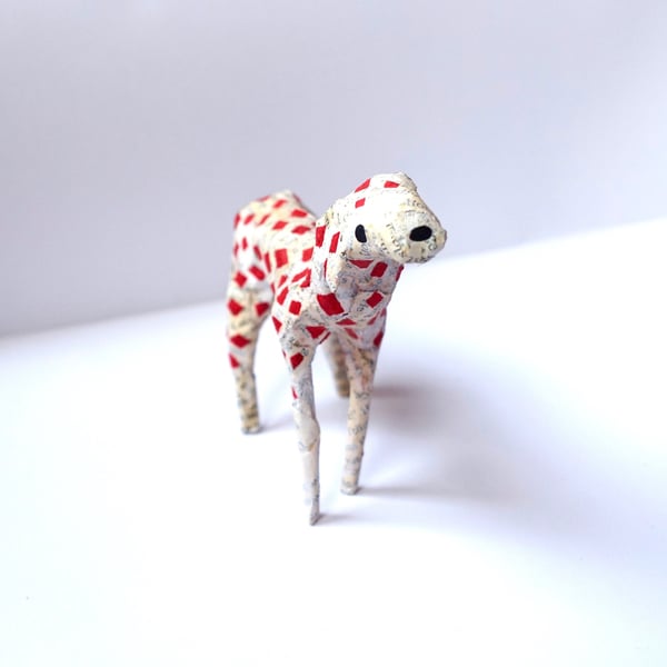 Red Diamonds Dalmatian - MADE TO ORDER